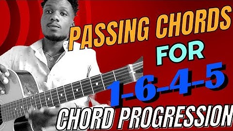 Simple passing Chord for 1-6-4-5 Chord progression
