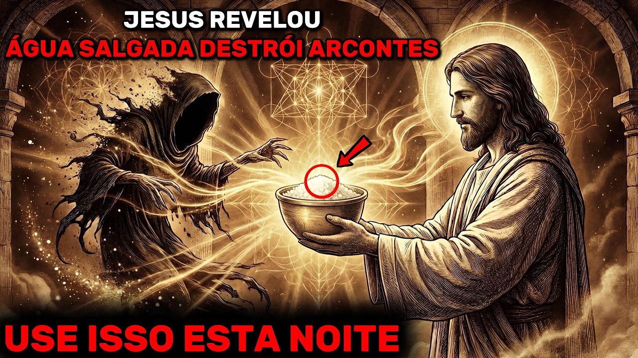 Jesus Revelou Por Que a Água Salgada Destrói a Energia Arconte (Use Isso Esta Noite)