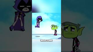Raven is JEALOUS of Beast Boy's GF! #reels #teentitansgo #funny #dc #cartoon #shorts
