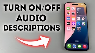 iPhone 16e How To Turn ON/OFF Audio Descriptions - Full Guide