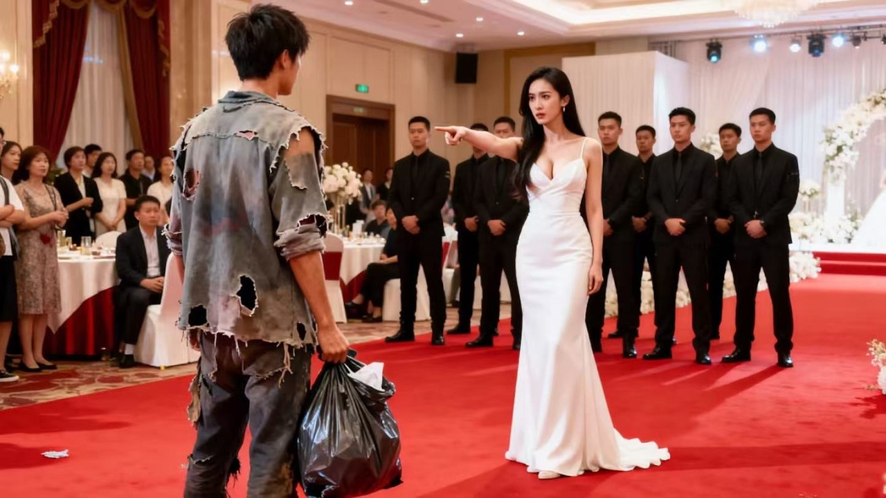 億萬首富偽裝成收破爛乞丐考驗妻子，怎料竟被當場羞辱下跪！不裝了下一秒亮出真實身份震驚全場，豪擲萬億迎娶絕美女總裁，前妻跪下求原諒！#短劇  #總裁灰姑娘 #窮小子逆襲#爆燃短劇KingDrama