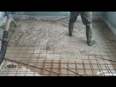 Video: Doe-het-zelf betonnen vloeren in een woonhuis. Betonnen vloeren op de grond in een woonhuis