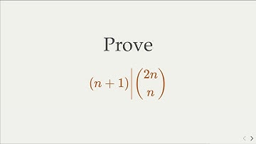 Prove that n+1 divides 2n choose n. And Catalan numbers