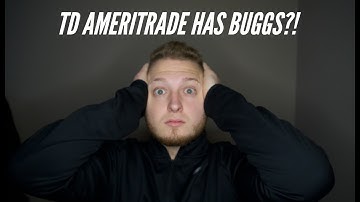TD Ameritrade Think Or Swim TOS Has BUGS!? Stock Broker Issues!
