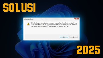 SOLUSI❗it looks like you started an upgrade and booted from installation media
