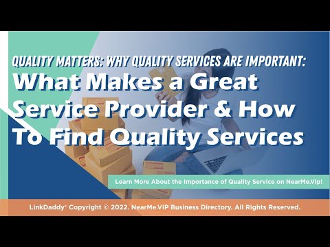 Video: Hva gjør en tjeneste til en kvalitetstjeneste?