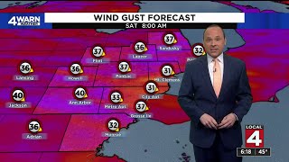 Gusty winds, rain showers & falling temperatures in the next 24 hours -- What you can expect in ...