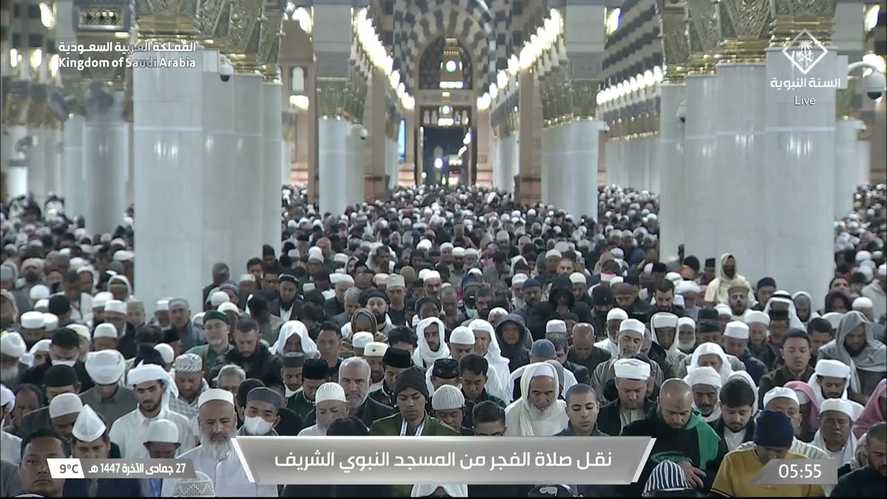 صلاة الفجر للشيخ عبدالباري الثبيتي 27 جمادى الآخرة 1447هـ