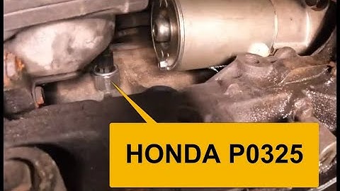 How To Fix HONDA P0325: Knock Sensor 1 Circuit Malfunction (Bank 1 or Single Sensor)