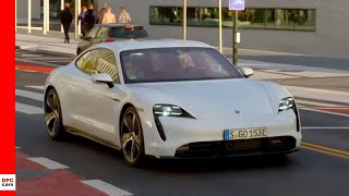 Electric 2020 Porsche Taycan Turbo S - Carrara White