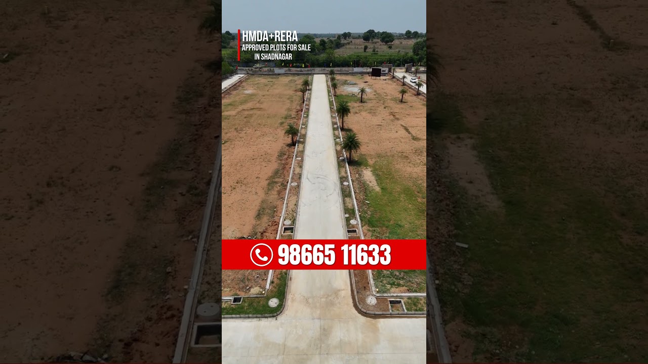Shadnagar Open Plots for Sale | DTCP & HMDA Approved | Hyderabad Real Estate