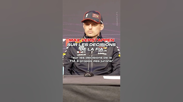🗣️ MAX VERSTAPPEN A PROPOS DES DÉCISIONS DE LA FIA SUR LES RADIOS DES PILOTES ! #f1 #shorts
