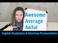 3 Words You Need to Know in American English - Learn Pronunciation  Vocabulary