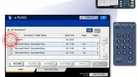 Print Stored e-File Documents