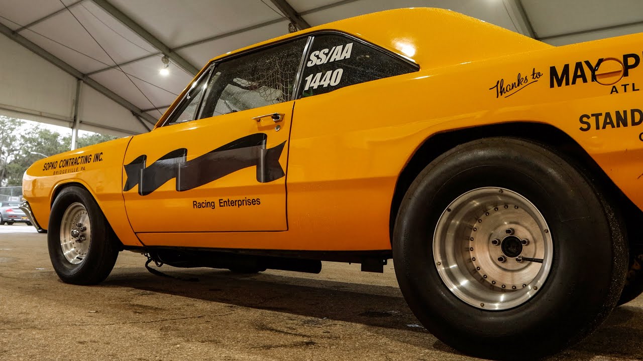 1968 Dodge Hemi Dart LO23 Super Stock Cold Start, Revs, Idle