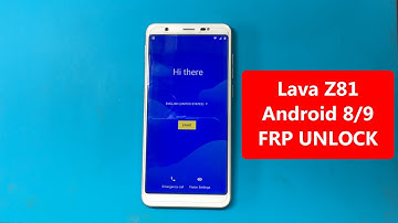 Lava Z81 FRP Bypass Android 8/9 || lava z81 Google Account Bypass Without PC