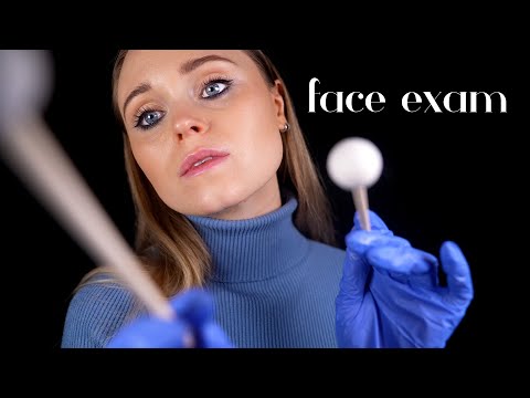 ASMR | Inspecting your FACE in the WINTER ❄️