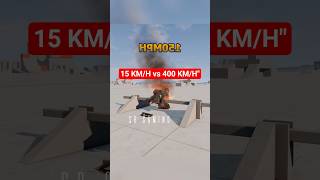 15 KM/H vs 400 KM/H Car Crash Test! 😱 | Unbelievable Pole Collision! 💥#beamng