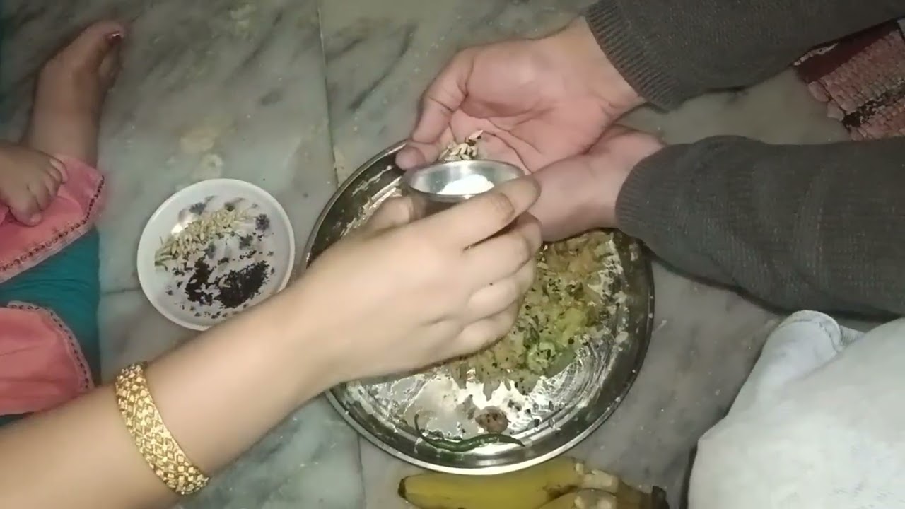 Aaj Dadaji ka sharad  tha to hm gye (biggi ki naani k ghr