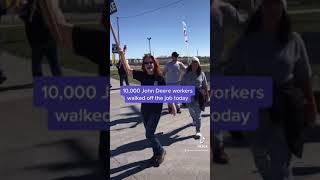 10,000 John Deere workers walk off the job