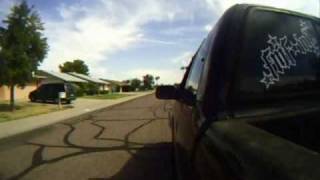 Driving to Walgreens with the go pro hero.