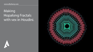 Making Hopalong Fractals with Vex in Houdini + HDA
