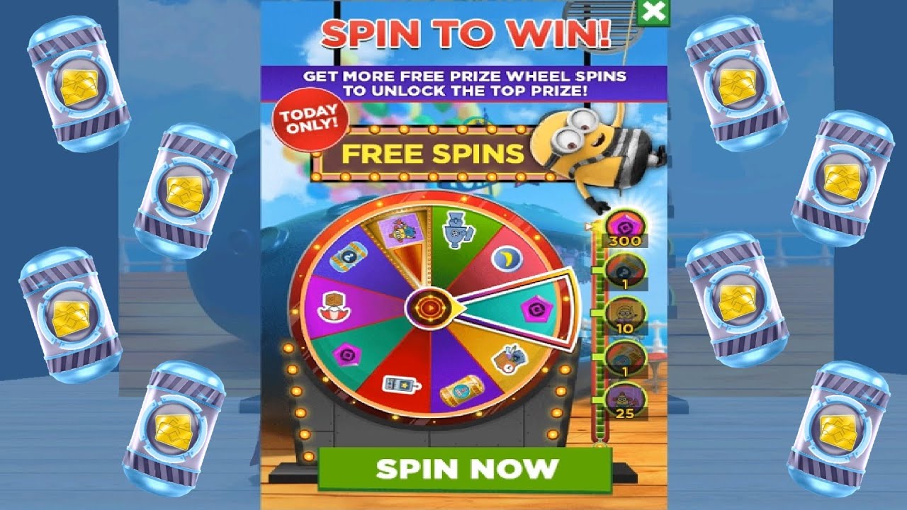 Minion Rush SPIN TO WIN ! ONLY PRIZE POD SPINS fullscreen gameplay walkthrough iOs / android