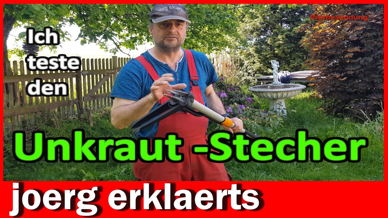 Fiskars unkrautstecher bei mir im test tutorial diy youtube