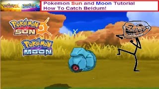 Pokemon Sun and Moon Tutorial How To Catch Beldum