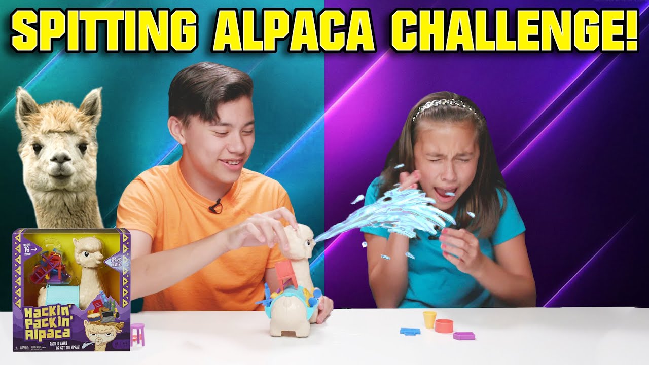 DON'T GET SPRAYED!!! Hackin' Packin' Alpaca Challenge! - YouTube