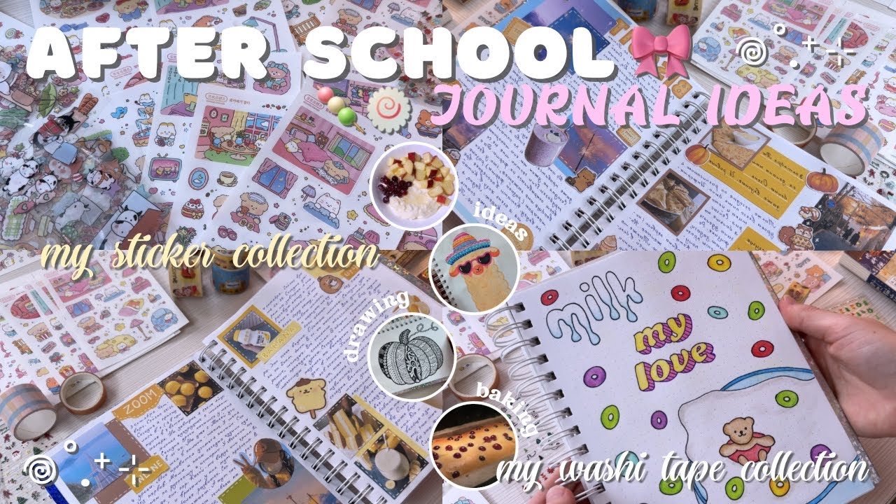 День после школы 🎀 уютный влог интроверта, готовка, ведение дневника, домашка, рисование, рецепты