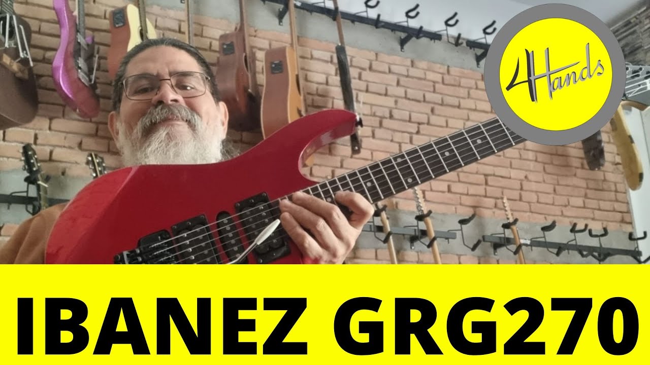 GUITARRA IBANEZ GIO GRG270 CANDY APPLE RED - YouTube