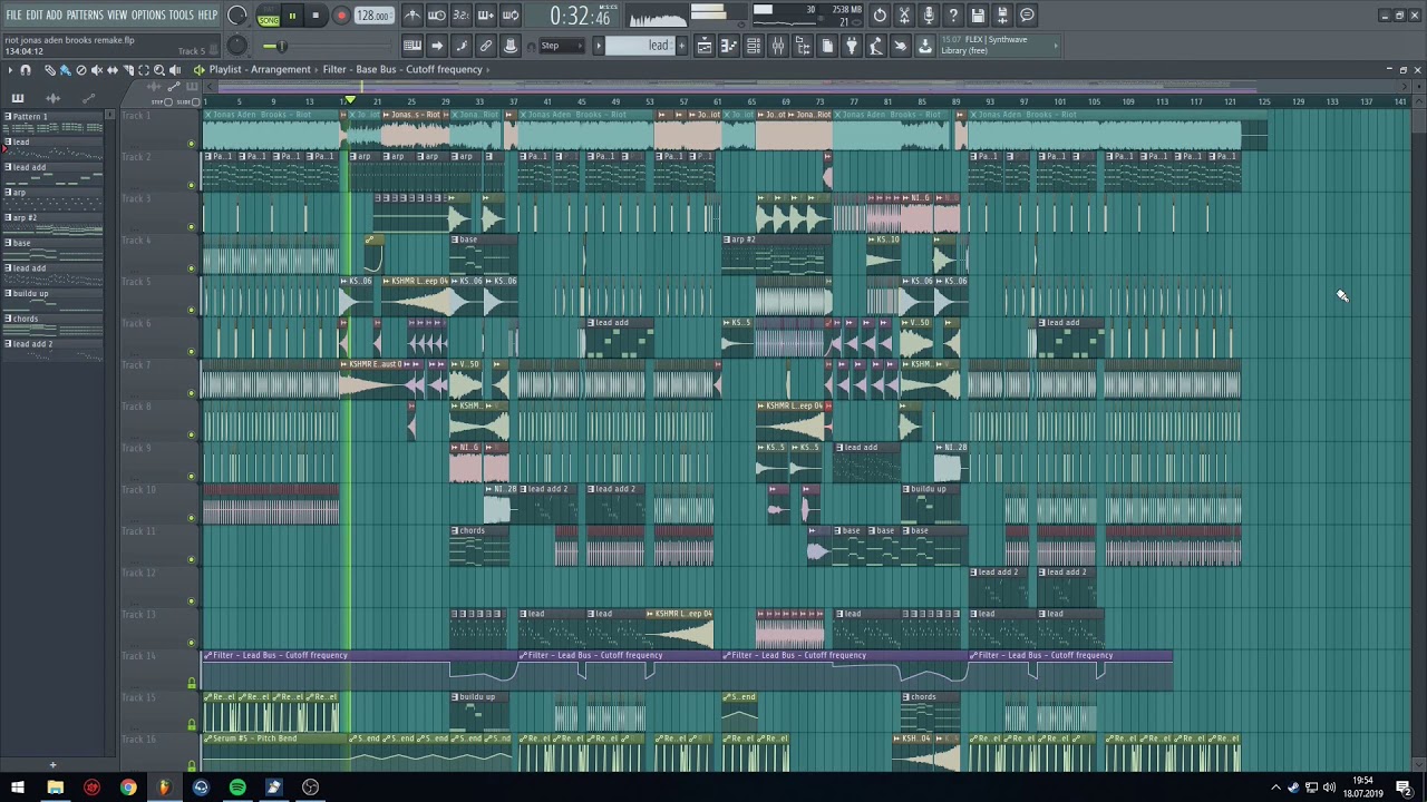 Brooks & Jonas Aden - Riot (Full Remake) [FREE FLP]
