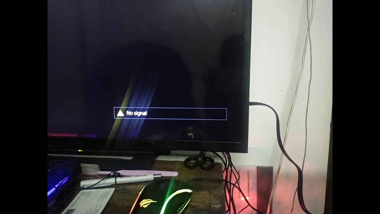 Cpu To Sony Tv No Signal Using Hdmi Cable Problem Fix On Youtube