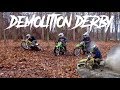 PIT BIKE DEMOLITION DERBY!!!