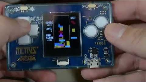 Tetris Micro Arcade | Unbox and play