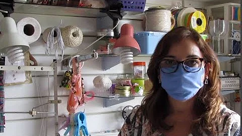 Como fazer máscaras com dois tecidos?