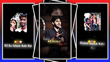 CHAHAT KASAM NAHI HAI trend status video edit alight xml || technicalprem