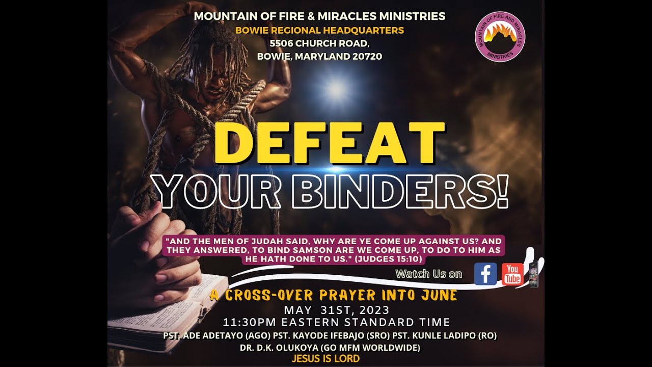 CROSSOVER PRAYERS INTO JUNE 2023 DEFEAT YOUR BINDERS! YouTube