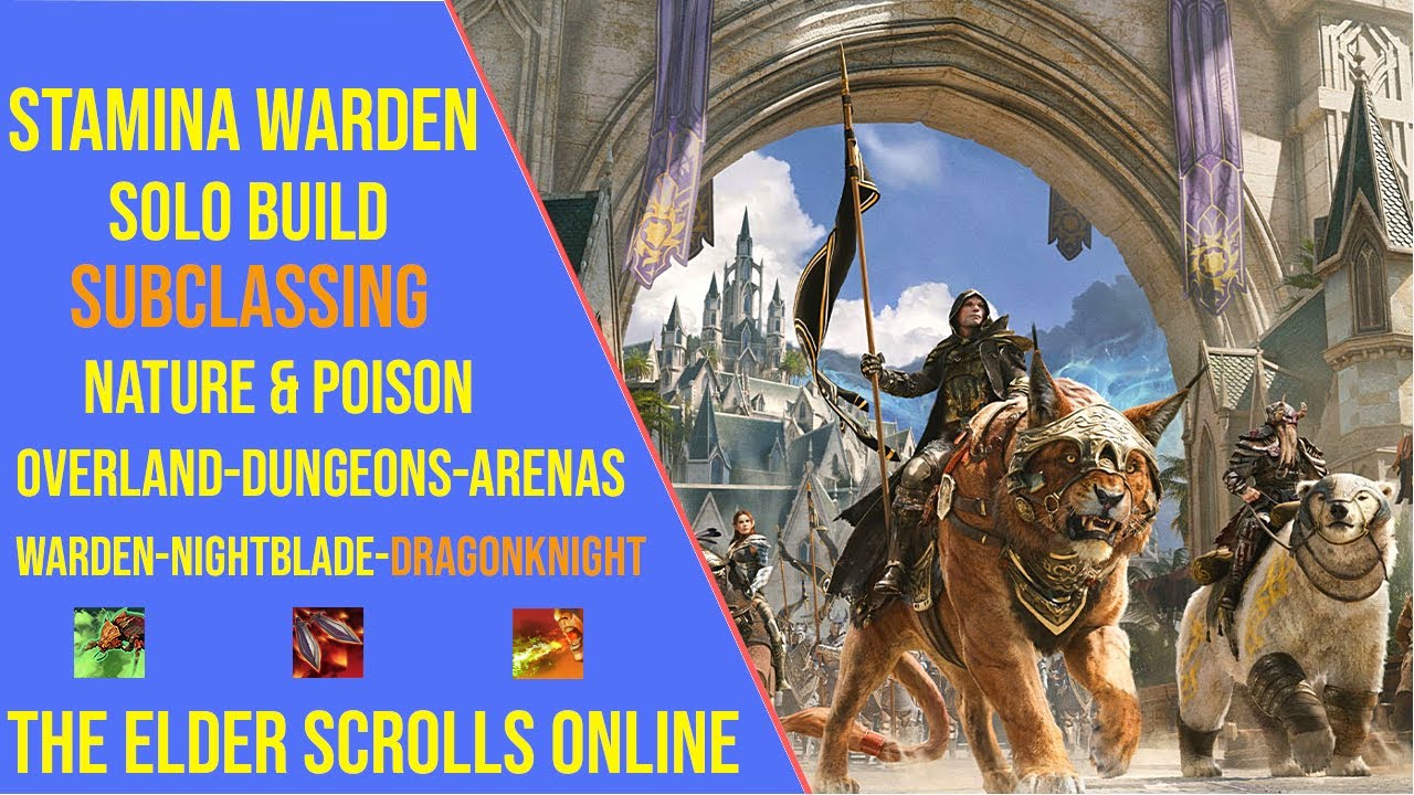 Ultimate Stamina Warden Solo Build for ESO Update 46 - Subclassing Build
