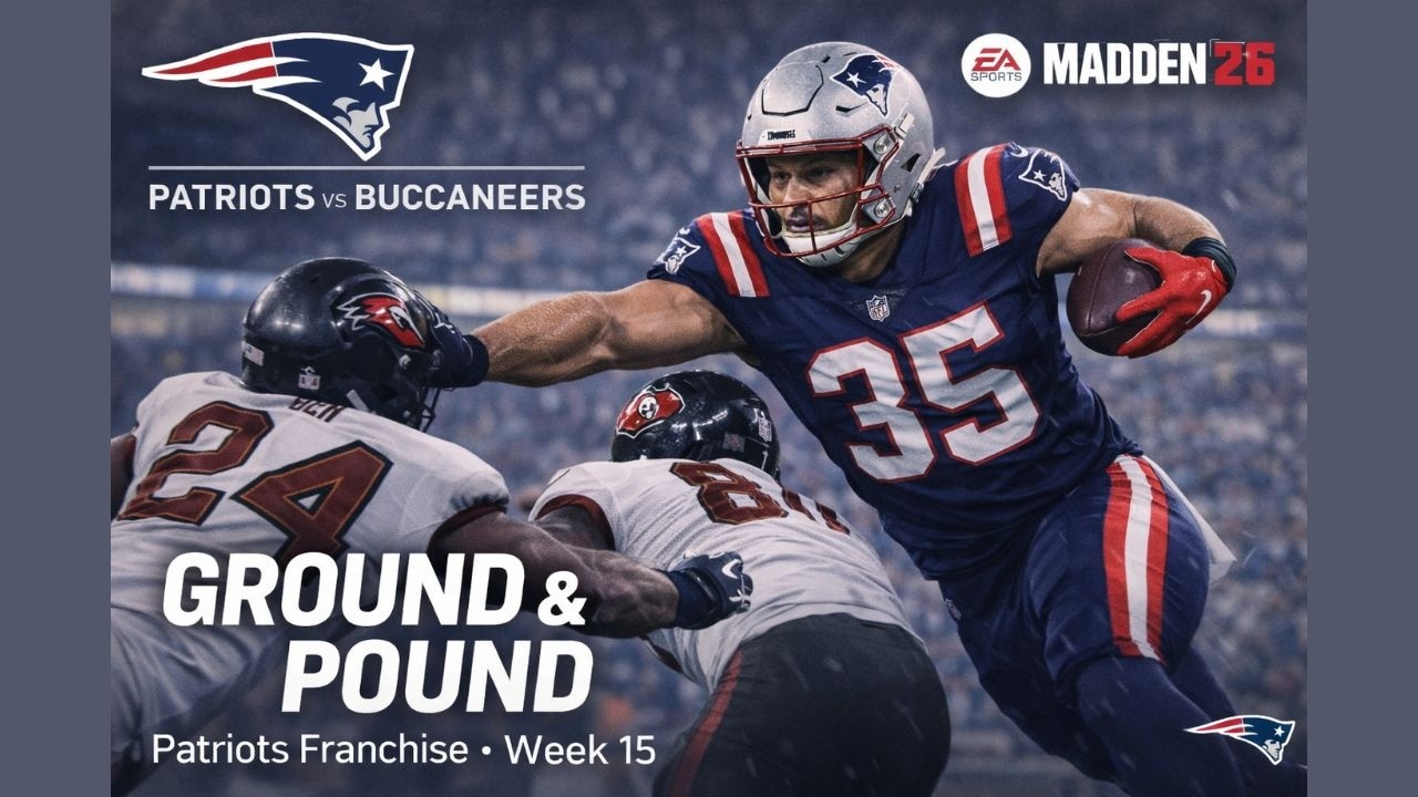 Cam Skattebo Explodes in Primetime | Madden 26 Patriots Franchise Week 15
