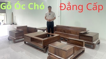 Bộ SOFA GỖ ÓC CHÓ-SOFA GỖ ÓC CHÓ MẪU CHÂN ĐÙI GÀ Hiện Đại 2023 !
