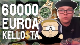 60 KILOA KELLOSTA? POKERIKUNINGAS 187!