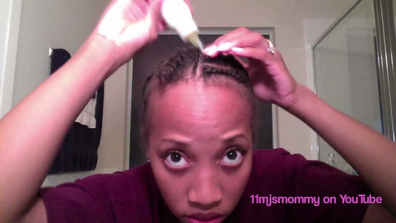 How To Sew In A 3 4 Wig Side Part With Highlights YouTube