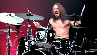 AI Animation: Thrashing Drummer
