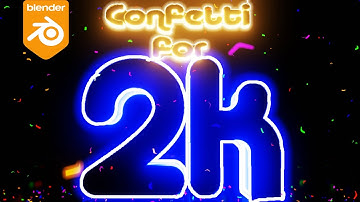 Confetti in Blender 2.8 Beginner Tutorial