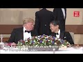 Trump attends banquet at Imperial Palace