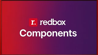 Redbox - A look at the components 