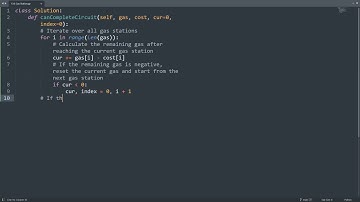 Leetcode 134. Gas Station in Python | Python Leetcode | Python Coding Tutorial | Python Coding ASMR