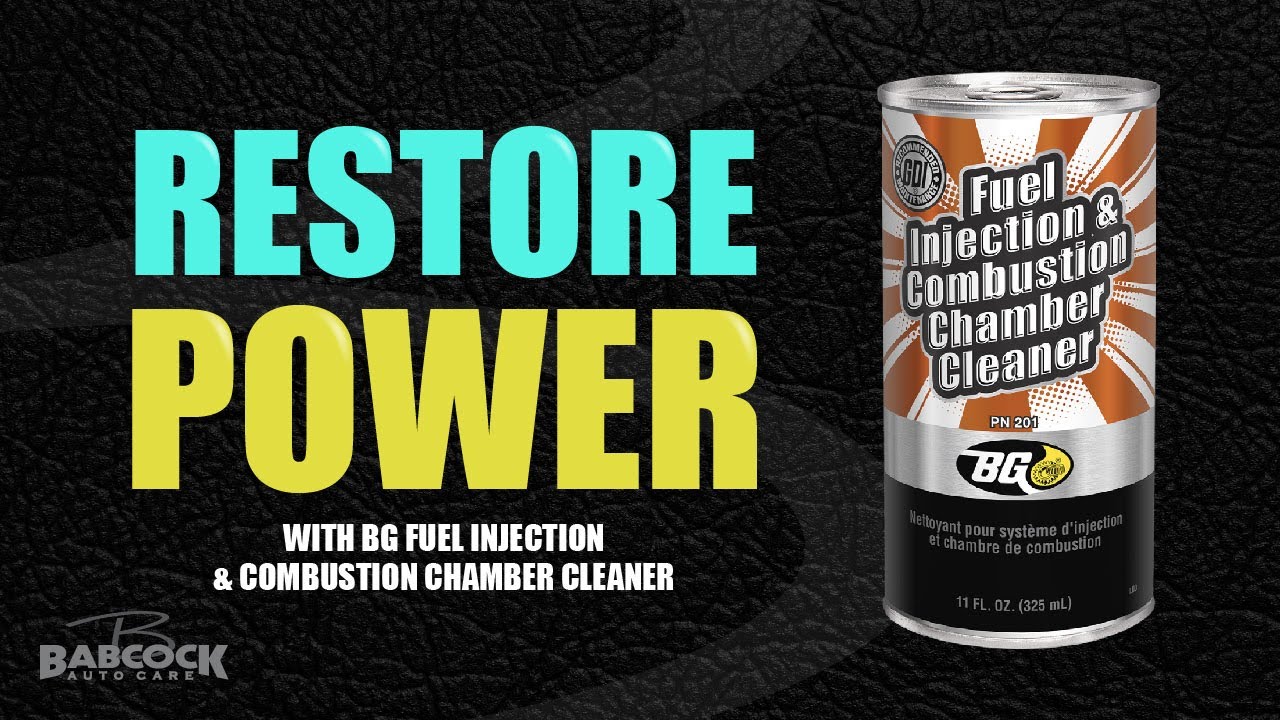 Restore Power with BG Fuel Injection & Combustion Chamber Cleaner | Babcock Auto Care, Rochester, MN